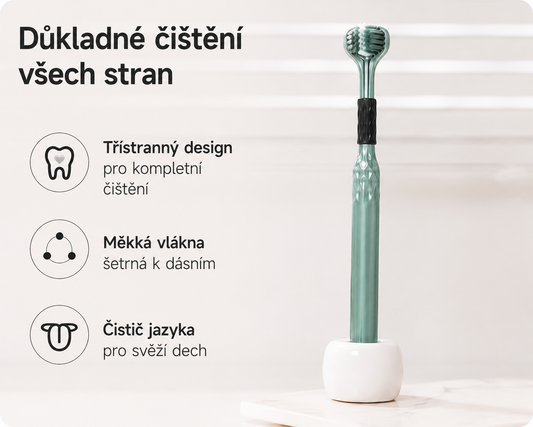 DentaLuxe 3D Kartáček (sada 4 kusy)